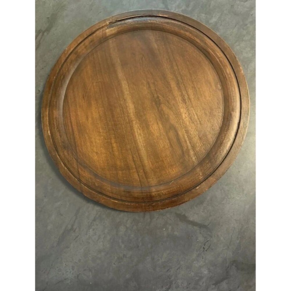 Bee & willow Wooden serving tray/charger/decor piece